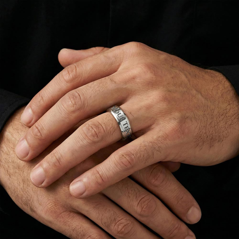 Herrenring mit personalisierter Gravur