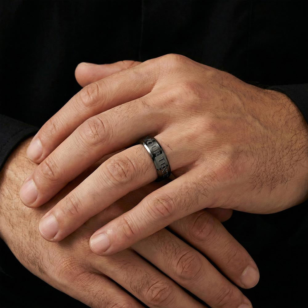 Herrenring mit personalisierter Gravur