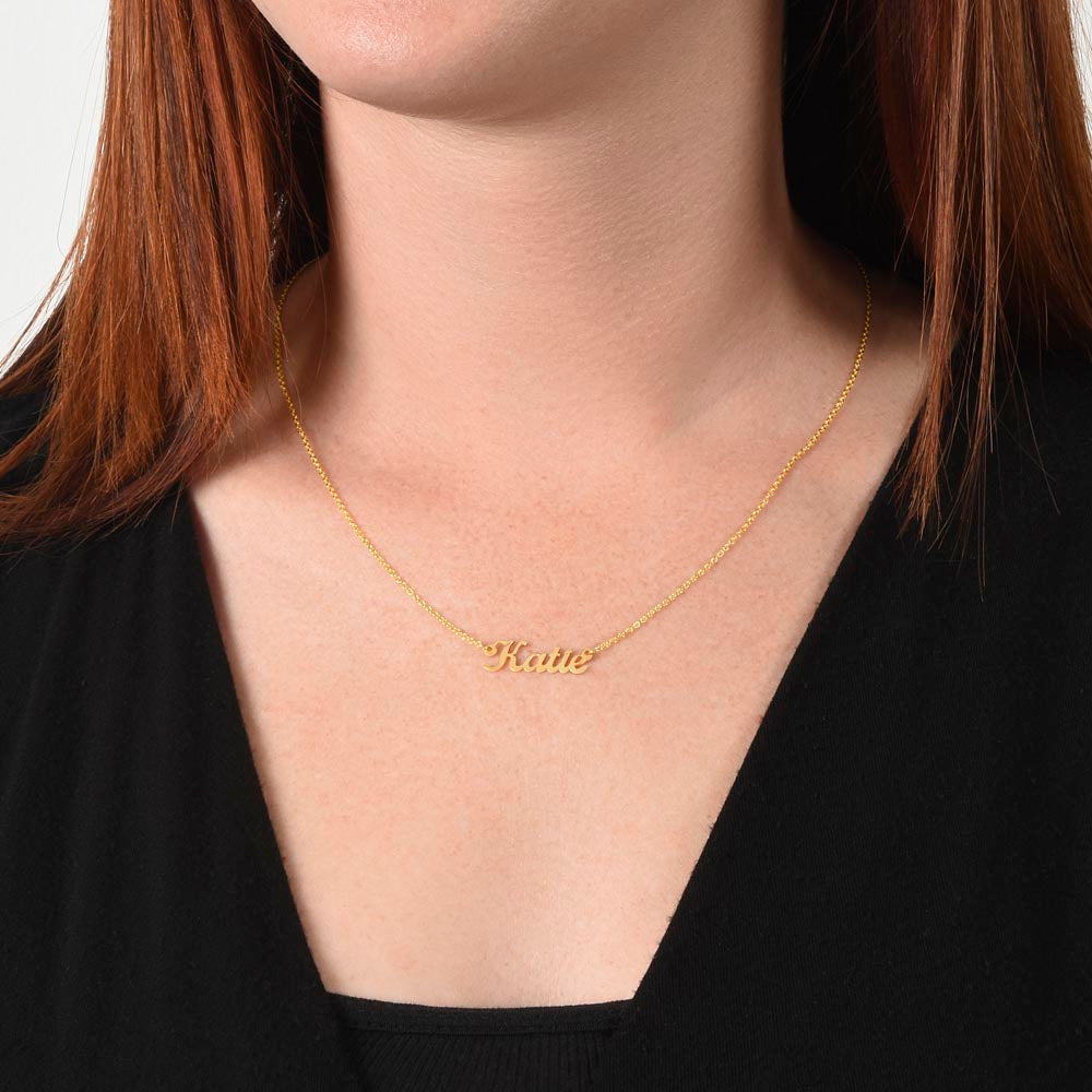 Personalisierte Namenskette